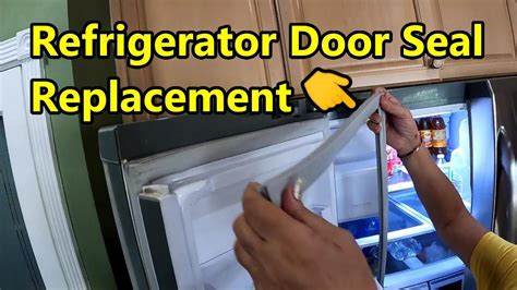 ge refrigerator door seal test